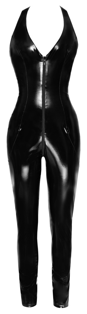 Black Level Vinyl Jumpsuit Zip S Seksuali lateksinė apranga &ndash; nuotrauka 4