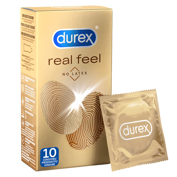 Durex - Real Feeling Condoms 10 pcs Prezervatyvai be latekso &ndash; nuotrauka 2