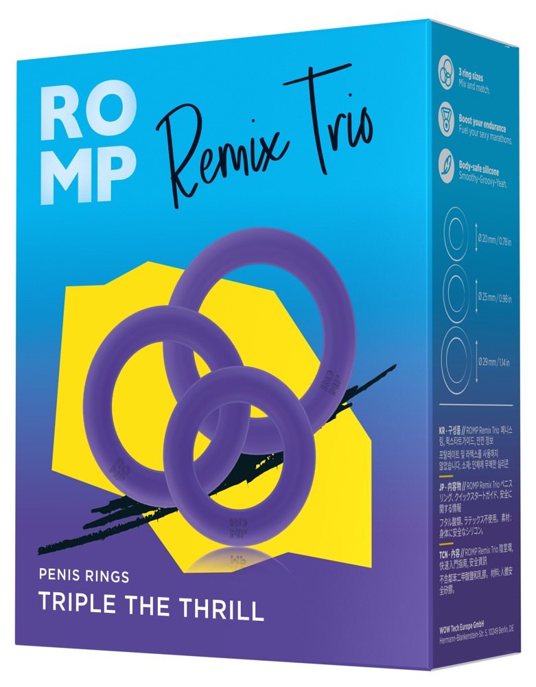 Romp Remix Trio Penio žiedas - užveržėjas