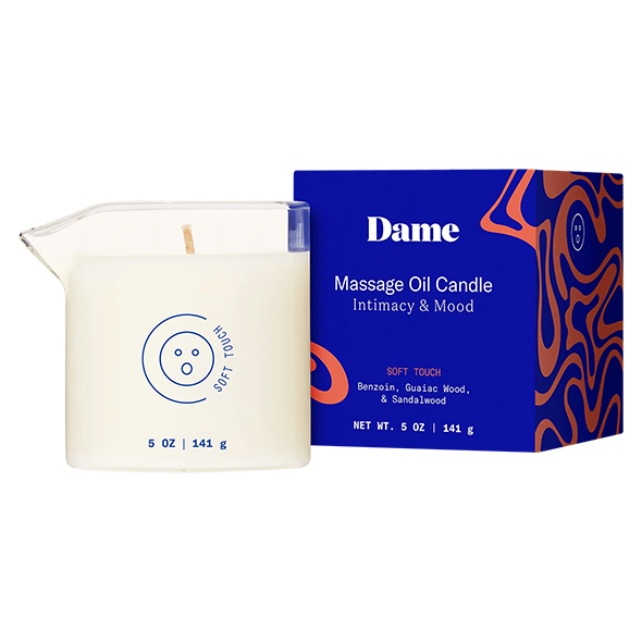 Dame Products - Massage Oil Candle Soft Touch masažo žvakė