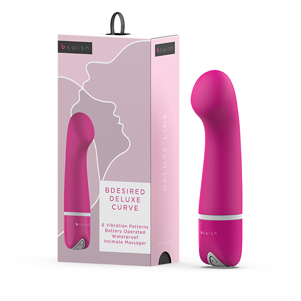 B Swish - bdesired Deluxe Curve Vibrator Rose G ta&scaron;ko vibratorius &ndash; nuotrauka 4