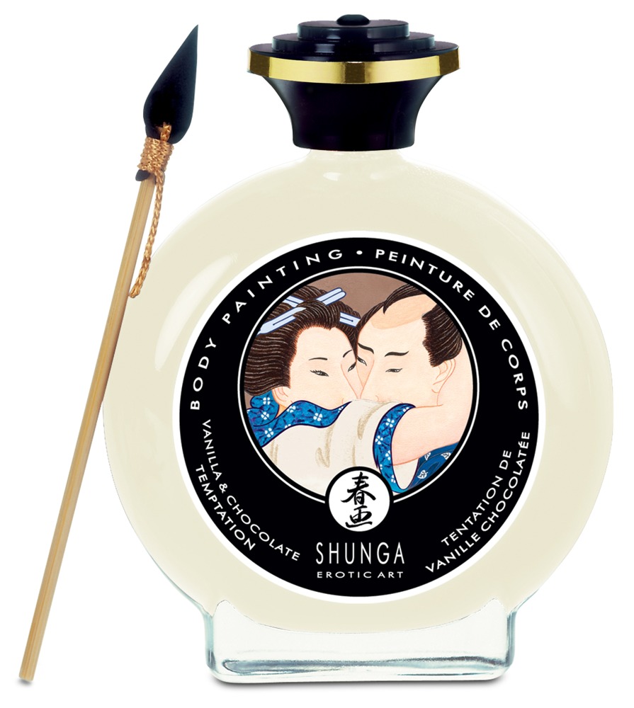Shunga Body Paint Vanilla&Choco 100ml kūno tapybos priemonė
