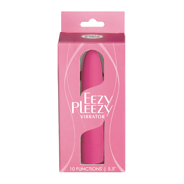 PowerBullet - Eezy Pleezy 14 cm Classic Vibrator Pink Klasikinis vibratorius