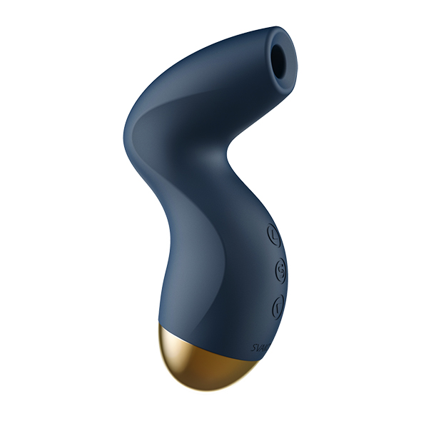 Svakom - Pulse Pure Deep Suction Stimulator Dark Blue klitorinis oro stimuliatorius-vibratorius