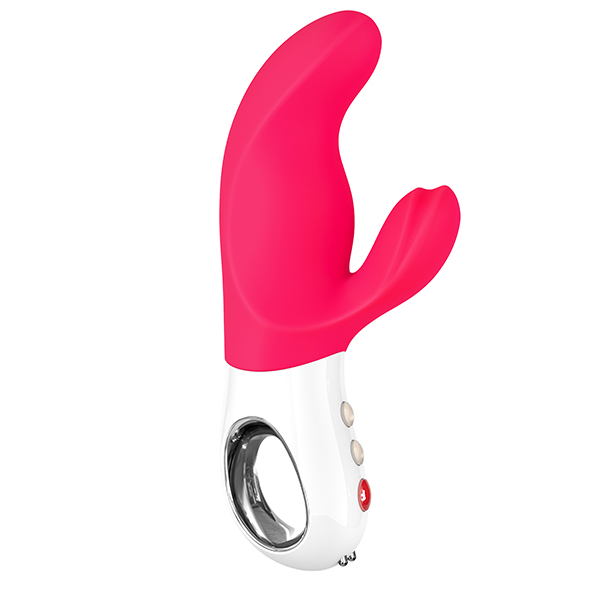 Fun Factory - Miss Bi Dual Vibrator Pink White vibratorius kiškutis