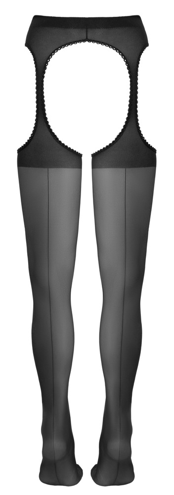 Cottelli legwear Suspender Stockings black 2 Prisegamos kojinės &ndash; nuotrauka 7