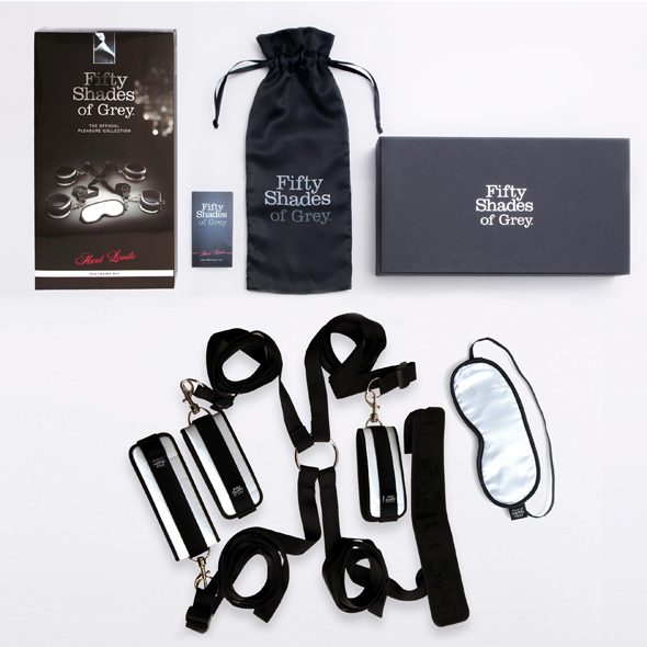 Fifty Shades of Grey - Bed Restraints Kit Black suvaržymo sistema &ndash; nuotrauka 4