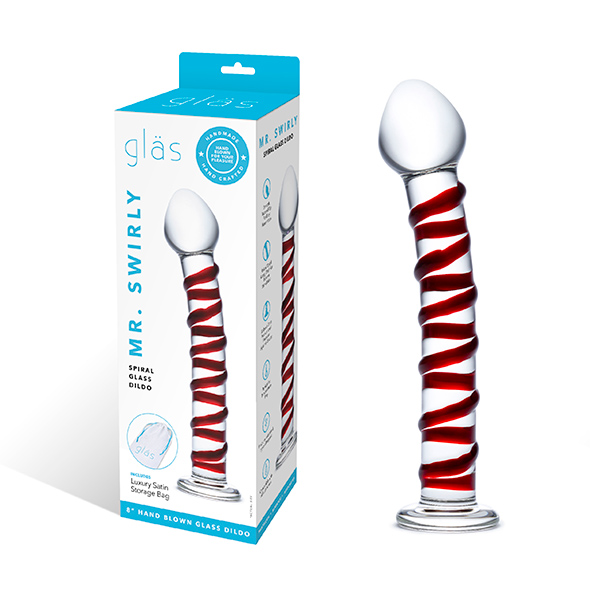 Glas - Mr. Swirly Glass Dildo stiklinis dildo &ndash; nuotrauka 2
