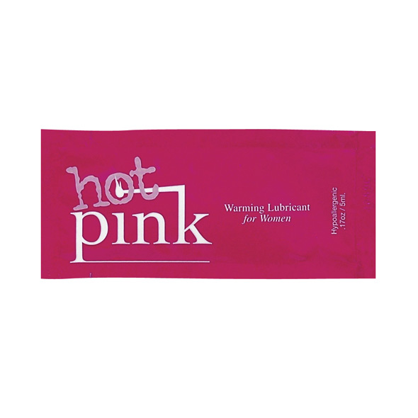 Pink - Hot Pink Warming Lubricant 5 ml šildantis lubrikantas