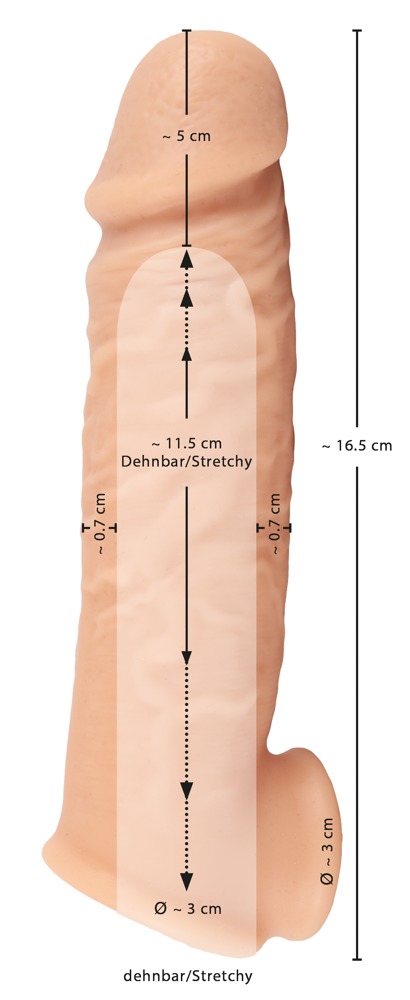 Realistixxx Extension 5 cm Penio mova, antgalis &ndash; nuotrauka 12
