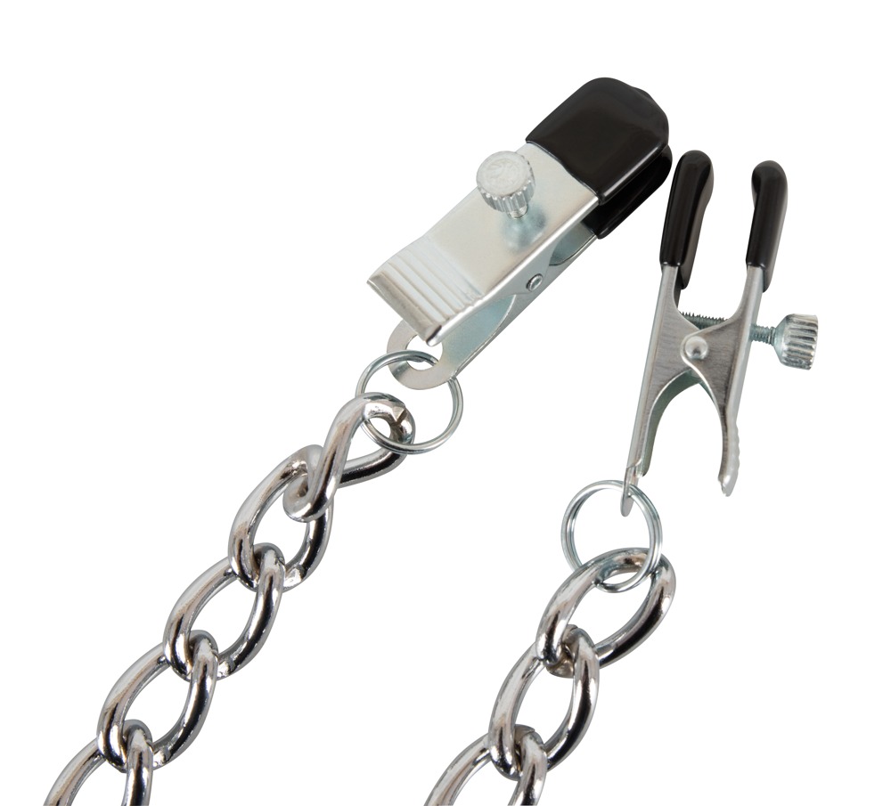 Bad Kitty Professional bk Chain with clamps spenelių spaustukai &ndash; nuotrauka 3