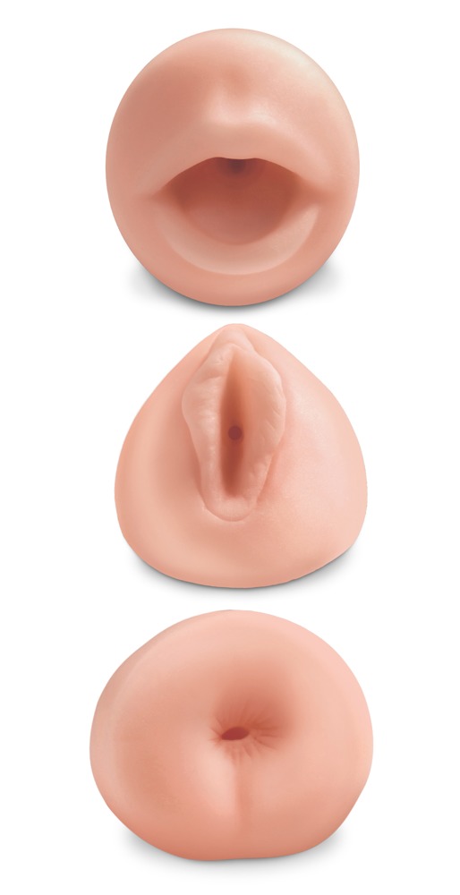 Pipedream Extreme Toyz pet All 3 Holes masturbatorių rinkinys, 3 vnt. &ndash; nuotrauka 3