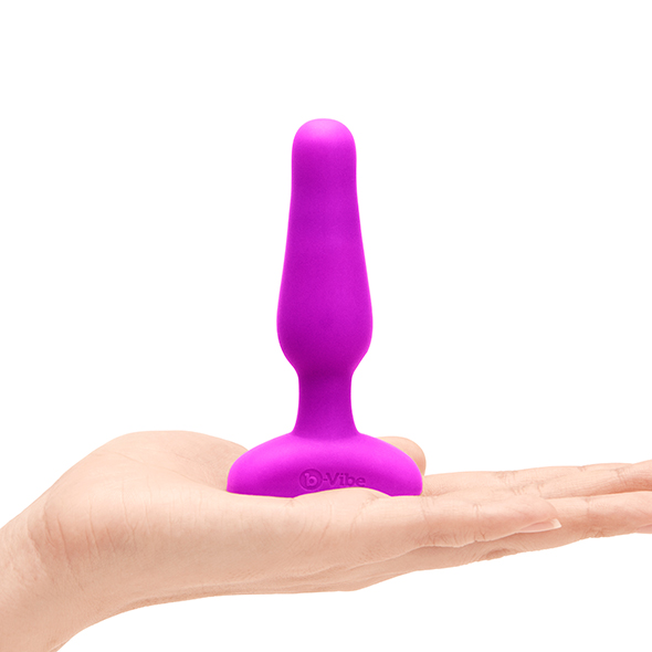 B-Vibe - Novice Remote Control Plug Fuchsia Analinis kai&scaron;tis &ndash; nuotrauka 4