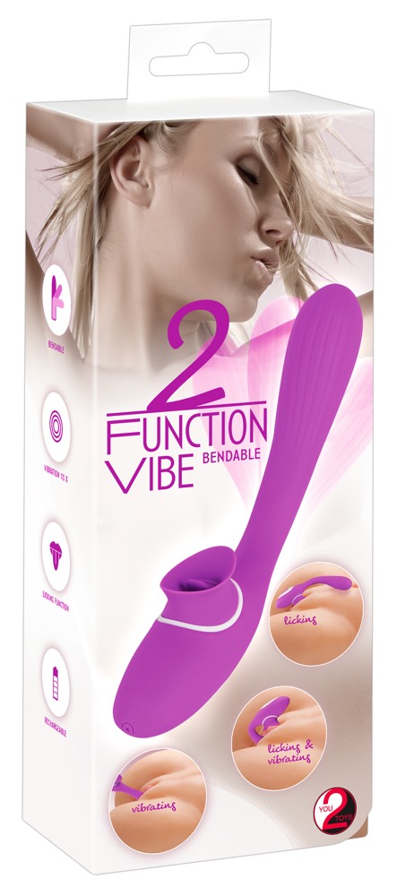 You2Toys 2 Function bendable Vibe vibratorius kiškutis
