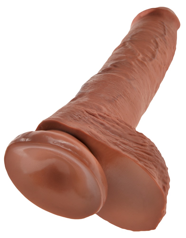 King Cock 10 inch Balls Tan realisti&scaron;kas dildo &ndash; nuotrauka 5