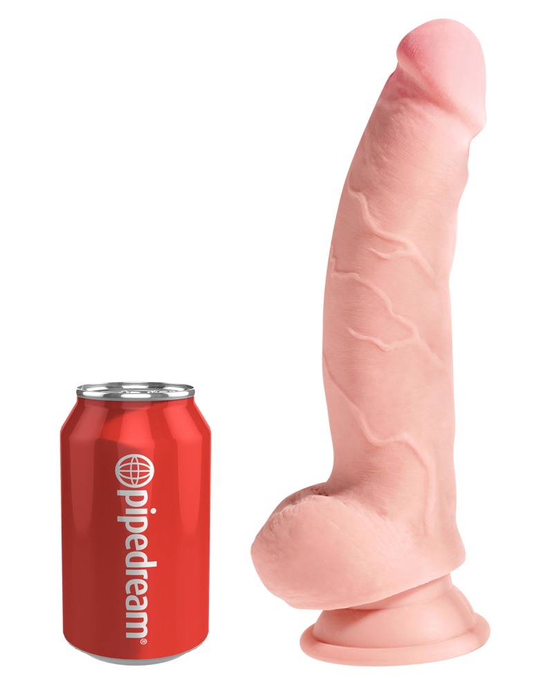 King Cock Plus kcp 8 td Fat Cock with Balls realisti&scaron;kas dildo &ndash; nuotrauka 2