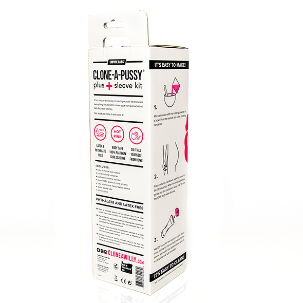 Clone-A-Willy Clone-A-Pussy - Plus Sleeve Kit Pink klonavimo rinkinys &ndash; nuotrauka 12