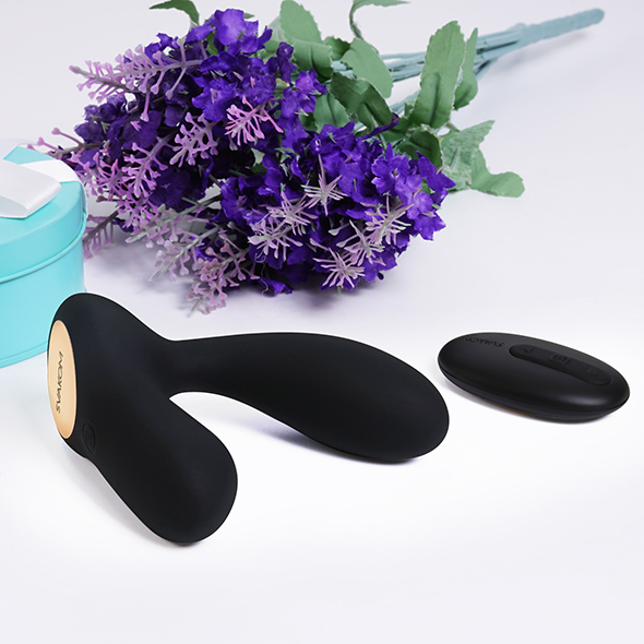 Svakom - Vick Powerful Plug Remote Controlled Vibrator Black Analinis žaislas &ndash; nuotrauka 8