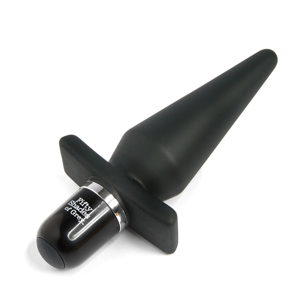 Fifty Shades of Grey - Vibrating Butt Plug Black Analinis kai&scaron;tis &ndash; nuotrauka 2