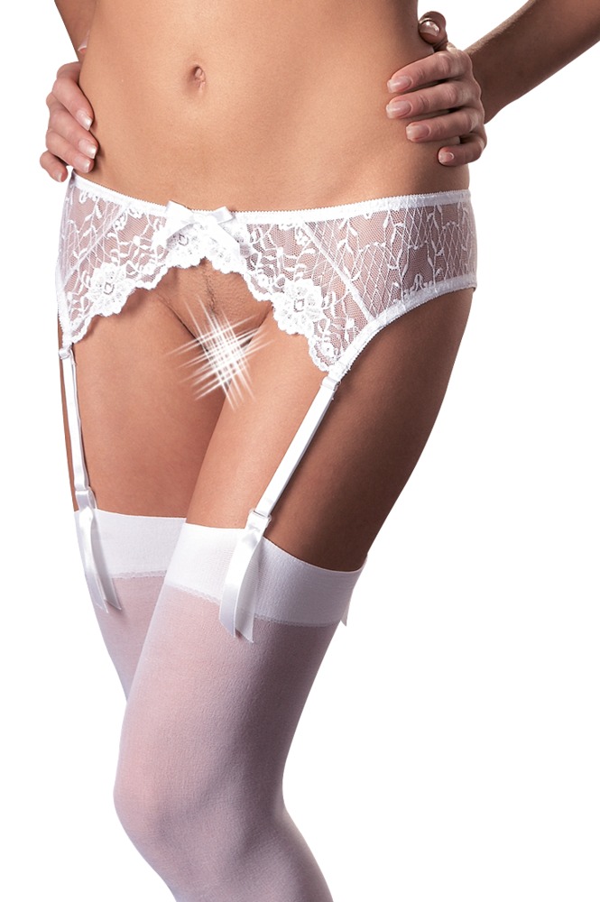 Cottelli lingerie Lace Suspender Belt L/XL Seksuali liemenėlė &ndash; nuotrauka 2