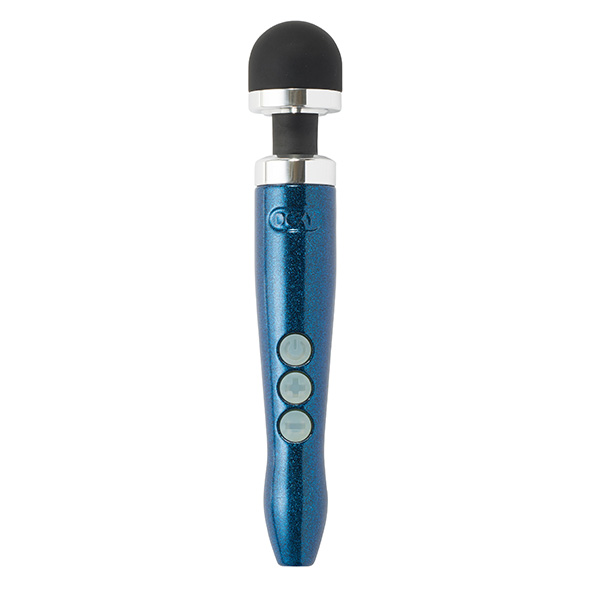 Doxy - Die Cast 3R Rechargeable Wand Massager Blue Flame vibruojantis masažuoklis