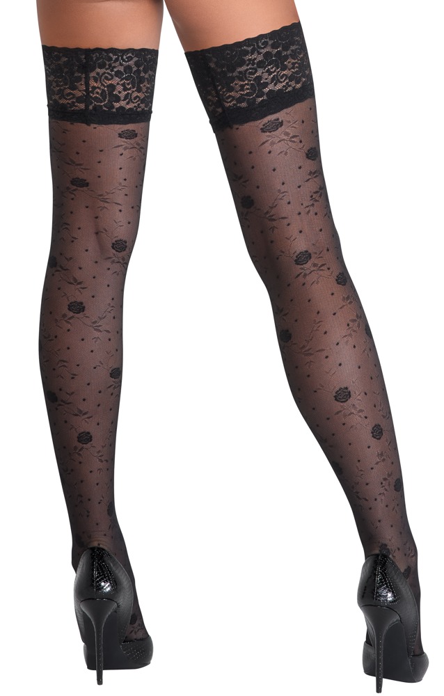 Cottelli legwear Hold-ups Rose 4 Prisegamos kojinės &ndash; nuotrauka 6