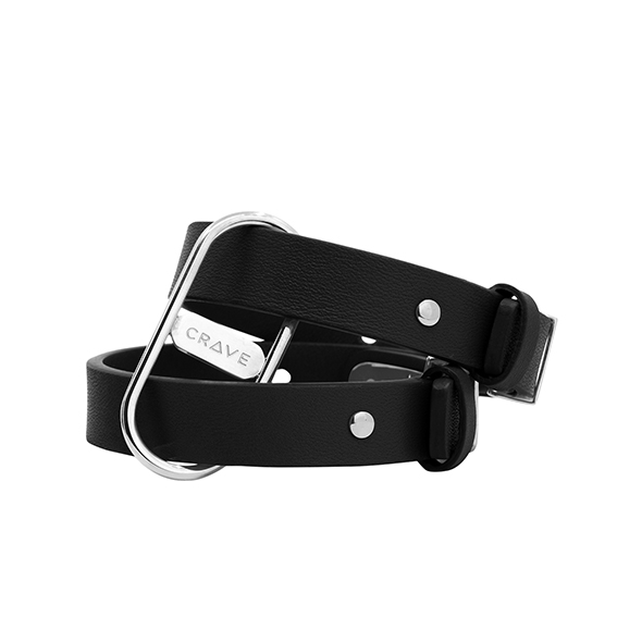 Crave - icon Cuffs Black/Silver Sekso antrankiai porai