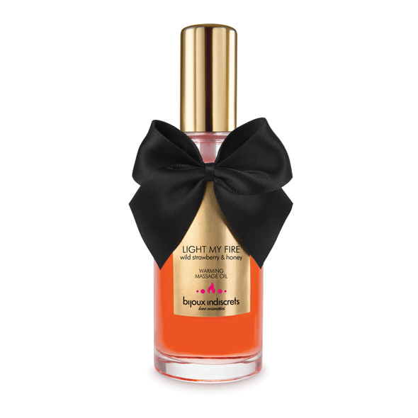 Bijoux Cosmetiques - Warming Oil Wild Strawberry  masažo aliejus &ndash; nuotrauka 2