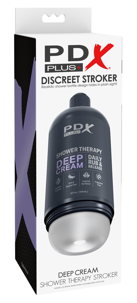 Pipedream Plus pdxp Shower Therapy Deep Cream Masturbatorius
