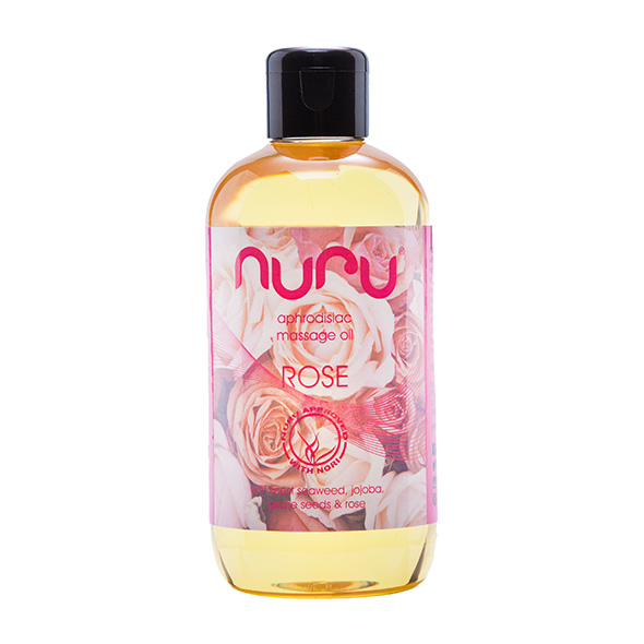 Nuru - Massage Oil Rose 250 ml masažo aliejus