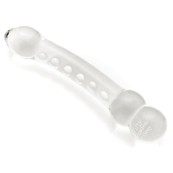 Fifty Shades of Grey - Glass Massage Wand stiklinis dildo &ndash; nuotrauka 3