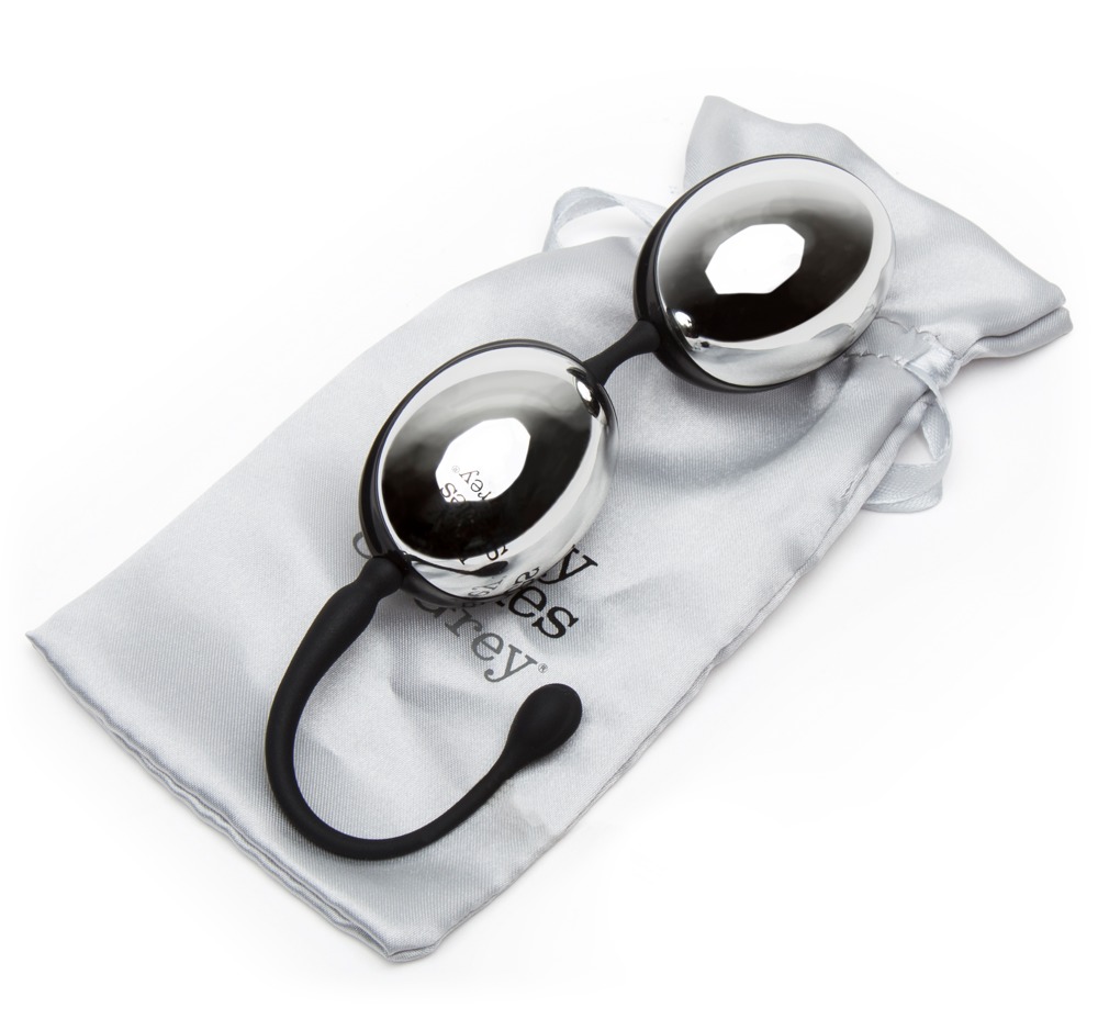 Fifty Shades of Grey fsog ig Silver Jiggle Balls 67 Vaginalinis kamuoliukas - rutuliukai &ndash; nuotrauka 5