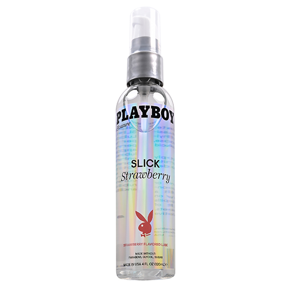Playboy Pleasure - Slick Strawberry Lubricant - 120 ml oralinis lubrikantas