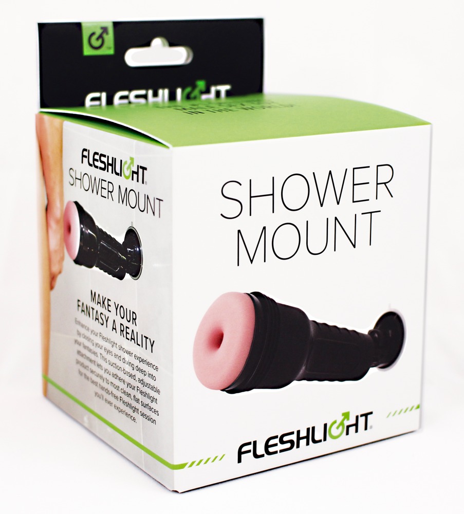 Fleshlight Shower Mount diskretiškas masturbatorius