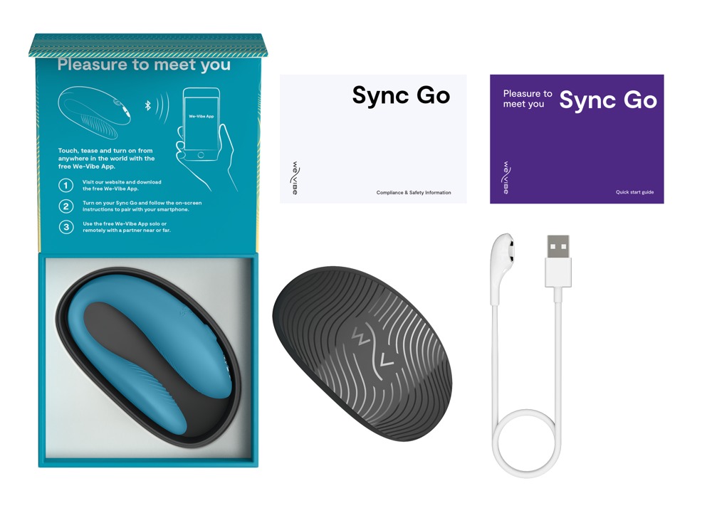 We Vibe We-Vibe Sync Go Turquoise vibratorius poroms &ndash; nuotrauka 11