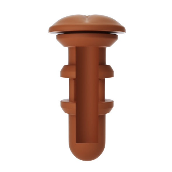 Autoblow - A.I. Silicone Anus Sleeve Brown analinis masturbatorius &ndash; nuotrauka 2