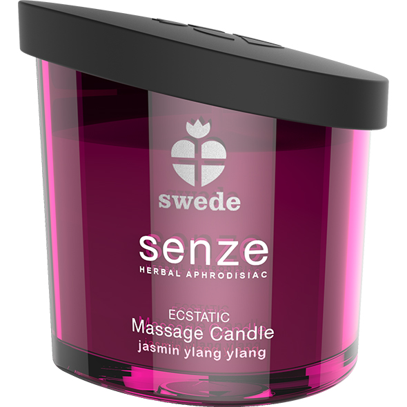 Swede - Senze Ecstatic Massage Candle Jasmine Ylang Ylang 150 ml masažo žvakė