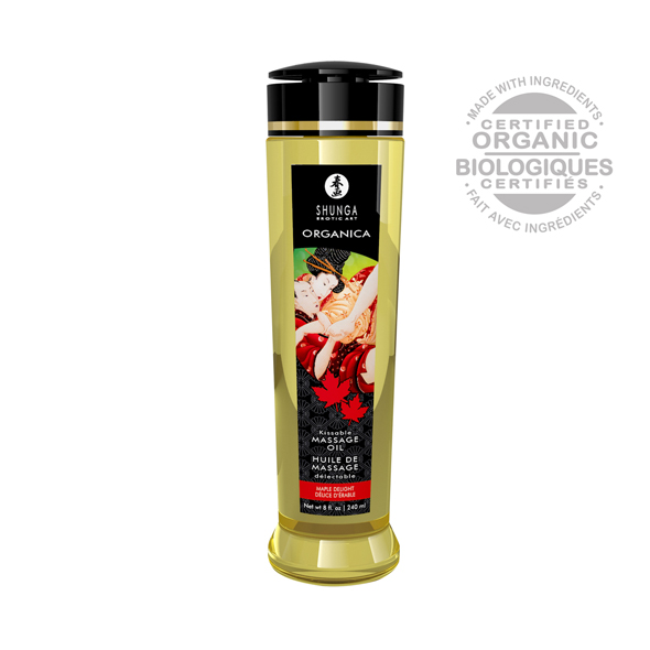 Shunga - Massage Oil Organica Maple Delight masažo aliejus