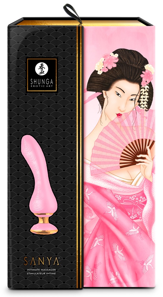Shunga Sanya Light Pink išskirtinio dizaino vibratorius