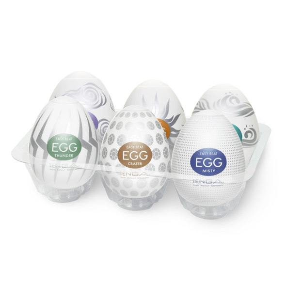 Tenga - Egg 6 Styles Pack Serie 2 masturbatorius kiaušinėlis