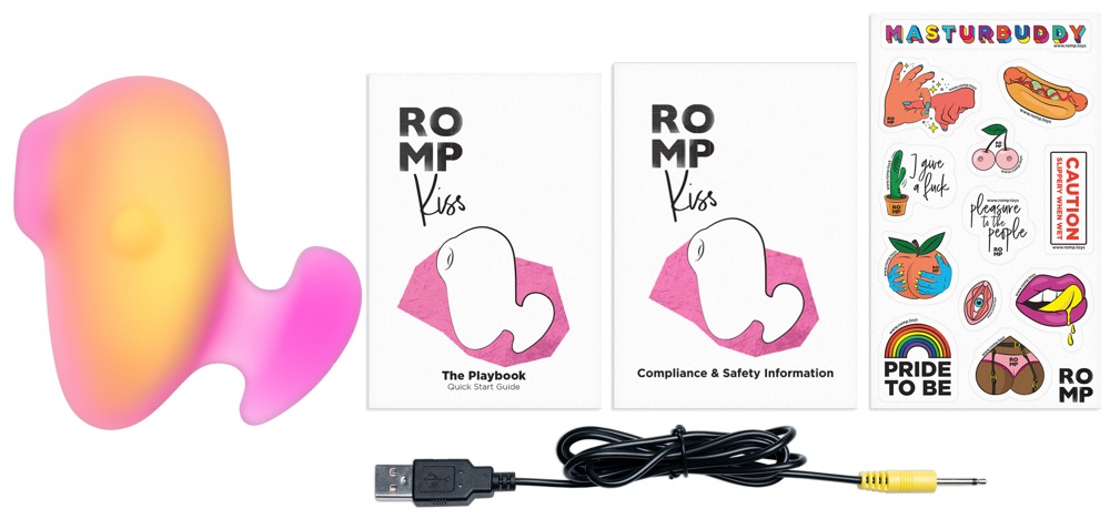 Romp Kiss Pink Lemonade klitorinis vibratorius &ndash; nuotrauka 12