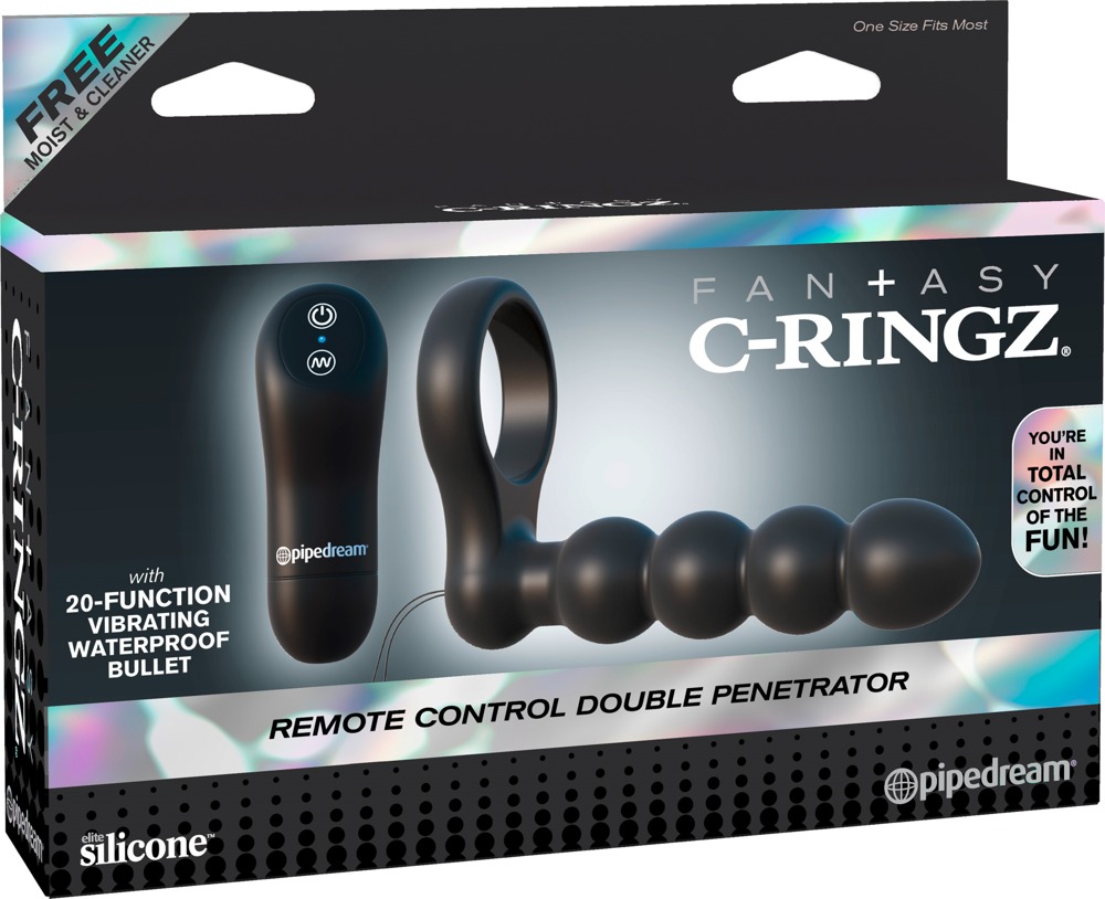 Fantasy C-Ringz fcr Remote Control Double Pene penio žiedas