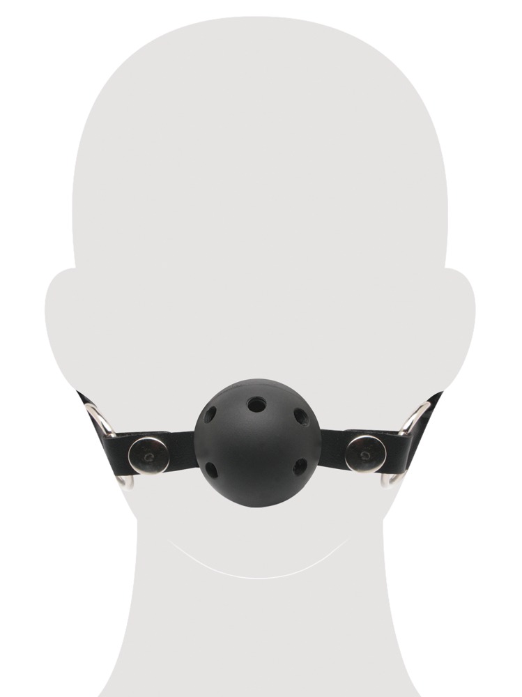 Fetish Fantasy Series Limited Edition ffsle Breathable Ball Gag Blac burnos kai&scaron;tis &ndash; nuotrauka 4