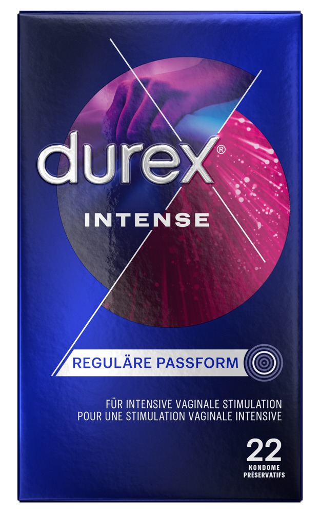 Durex Intense Orgasmic x 22 Stimuliuojantys prezervatyvai