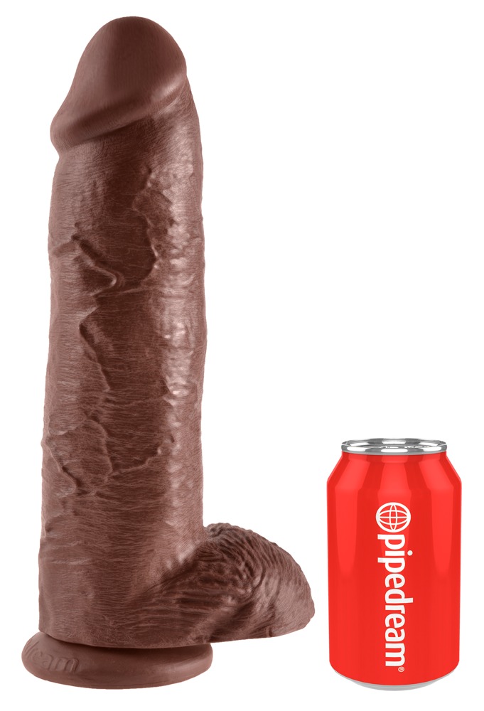King Cock 12" Cock w Balls Bro realisti&scaron;kas dildo &ndash; nuotrauka 2