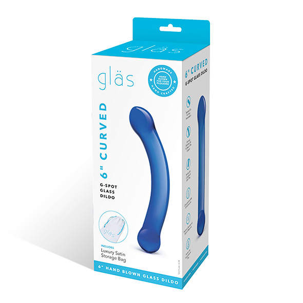 Glas - Curved G-Spot Glass Dildo stiklinis dildo &ndash; nuotrauka 2
