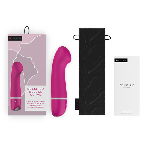 B Swish - bdesired Deluxe Curve Vibrator Rose G ta&scaron;ko vibratorius &ndash; nuotrauka 5