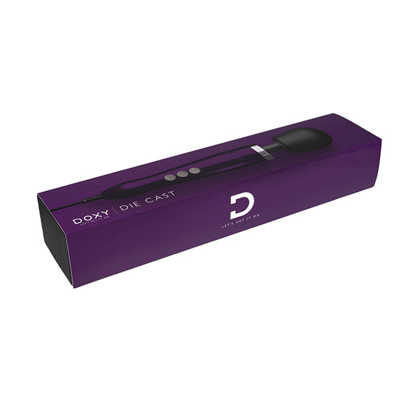 Doxy - Die Cast Wand Massager Purple vibruojantis masažuoklis &ndash; nuotrauka 5