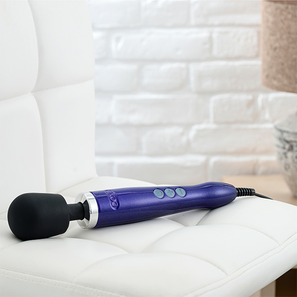 Doxy - Die Cast Wand Massager Purple vibruojantis masažuoklis &ndash; nuotrauka 4