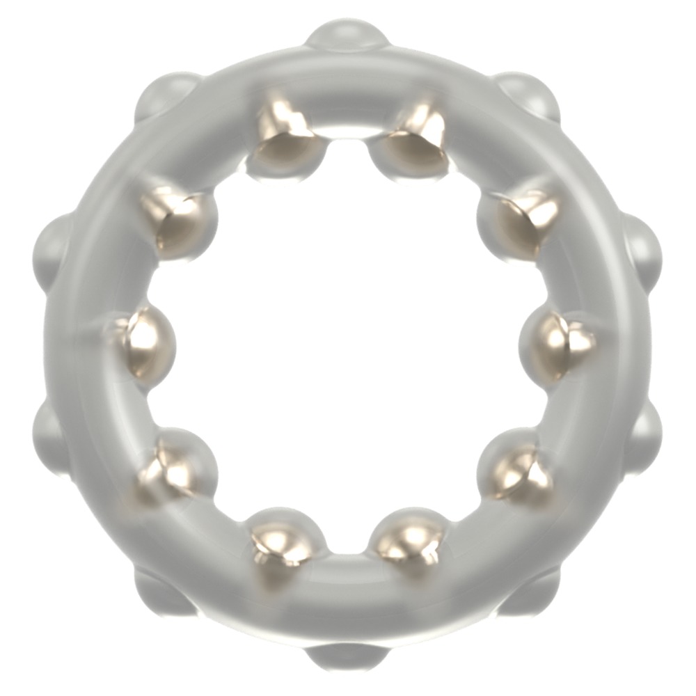 Rebel Cock Ring With Metal Bal Penio žiedas - užveržėjas &ndash; nuotrauka 3